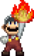 Fire Mario sprite used in Death Battle (From Super Smash Flash 2 v0.5a)