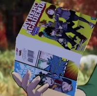 Manga cover.png (1.43 MB) Deku, Uraraka, Denki, Mineta, and Todoroki