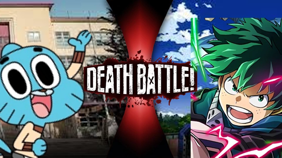 Here is a VERY cursed MU I came up with over a year ago: Izuku Midoriya vs  Gumball Watterson (My Hero Academia/The Amazing World of Gumball).  Connections in the comments : r/DeathBattleMatchups