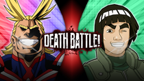 All Might vs Might Guy-Heroic Might