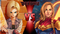 Android 18 VS Captain Marvel (Dhdfan100)