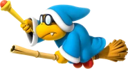 NSMBW Kamek Artwork.png (91 KB) Wand and Broomstick