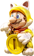 Golden statue mario.png (331 KB) Lucky Cat Mario (as Cat Mario, via Lucky Bell)