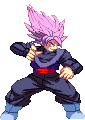 Second Super Saiyan Rosé sprite used in Death Battle and sprite used in DBX (By Cybaster, edited from Hyper Dragon Ball Z's SSJ Goku)