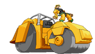 Road Roller sprite used in Death Battle (From JoJo's Bizarre Adventure: Heritage for the Future)