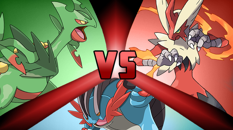 User Blog Burrito Man 2 Blaziken Vs Swampert Vs Sceptite Death Battle Wiki Fandom