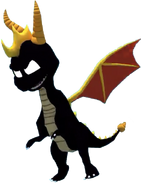 Dark Spyro 3D model used in Death Battle (Edited from Morganicism)