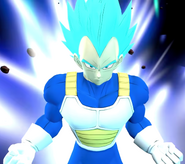 Super Saiyan Blue 3D model used in DBX (From Dragon Ball FighterZ)
