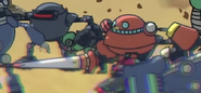 Hand-drawn Red Egg Pawn design used in Death Battle (By MORØ)