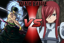 Erza Scarlet vs Rorozona Zoro