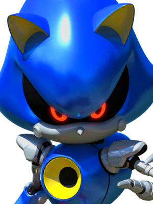 AI Art: Metal sonic is out to destroy! by @Unique shadow