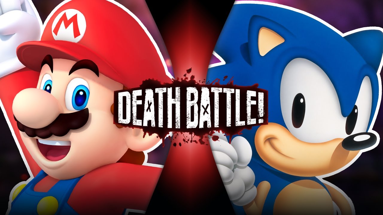 death battle sonic vs mario death battle sonic vs mario