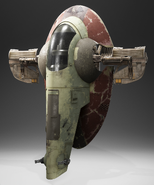 Boba Fett's main vehicle, Slave I