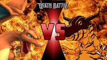 Charizard vs greymon aqua