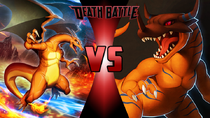 Charizard vs greymon by yellowflash1234-d9ivz6e