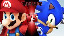 What-if Death Battle Mario vs. Sonic the Hedgehog (Rematch)