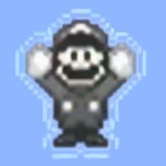 Metal Mario sprite used in Death Battle (Edited from Super Smash Flash 2 v0.4b)