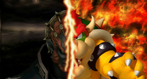 Bowser VS ganondorf front