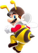 Bee Mario (via Bee Mushroom)