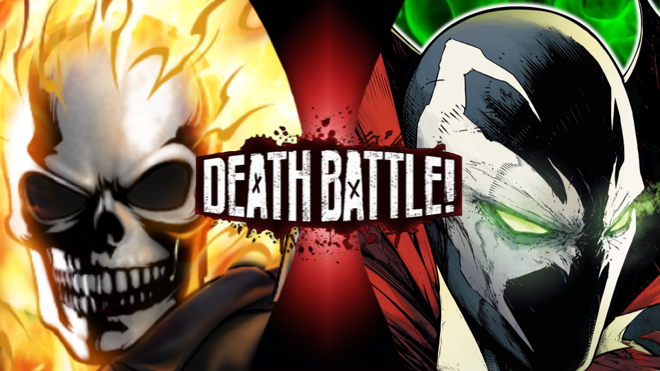 ghost rider vs spawn drawing