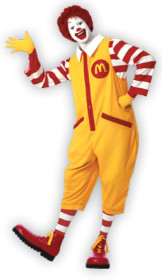 ronald mcdonald joker costume