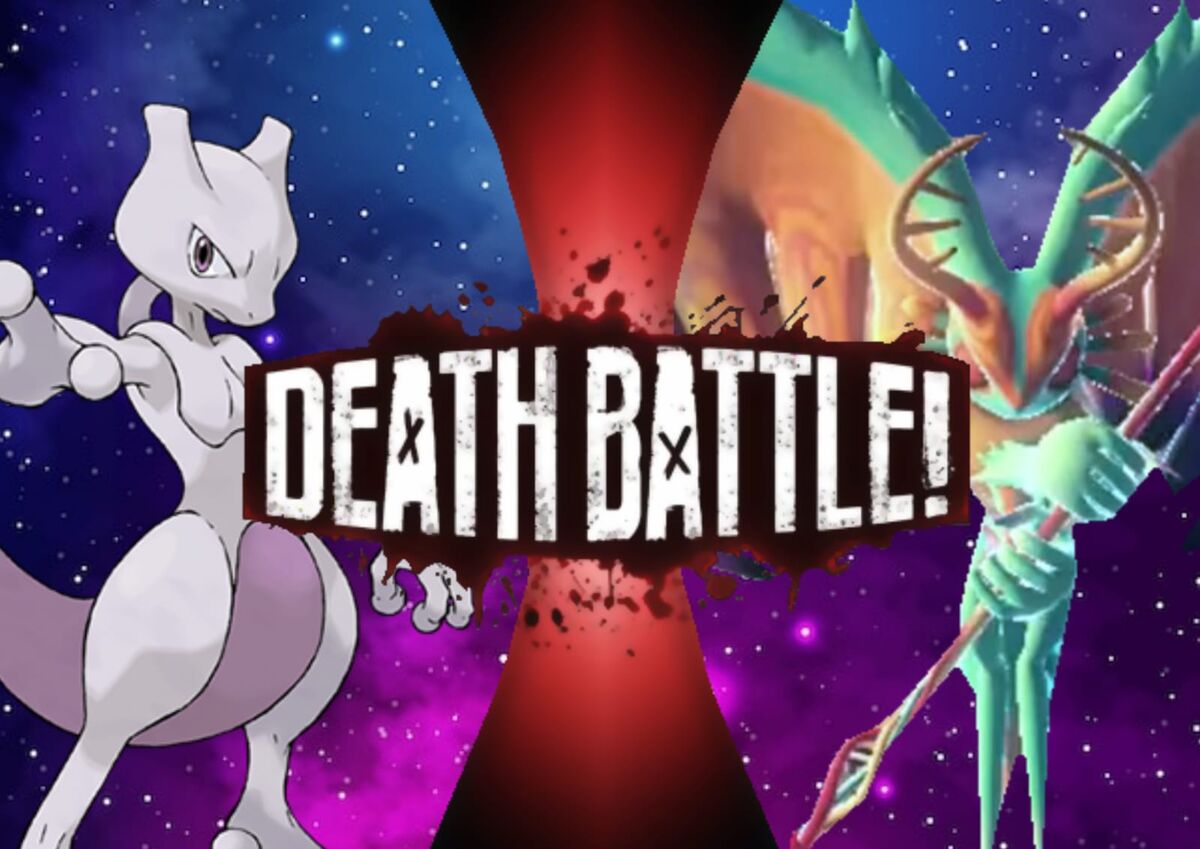 mew and mewtwo battle