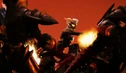 Ultraman Zero vs Legionoids in Ultraman Zero Movie