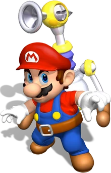 Mario with Fludd