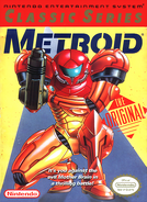 Samus Aran as she appears on the Nintendo Classis Series Front Box Art