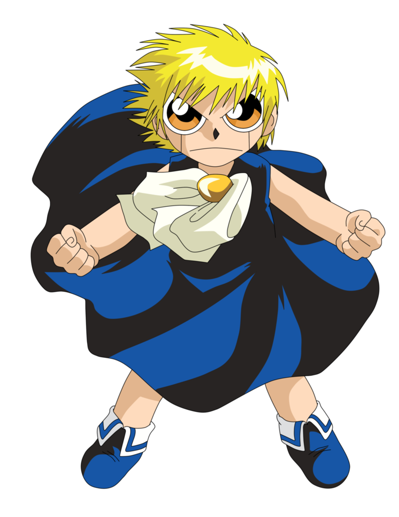 Gash/Zatch's full post-timeskip design in the Gash/Zatch Bell