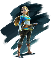 Zelda as she appears in Breath of the Wild.