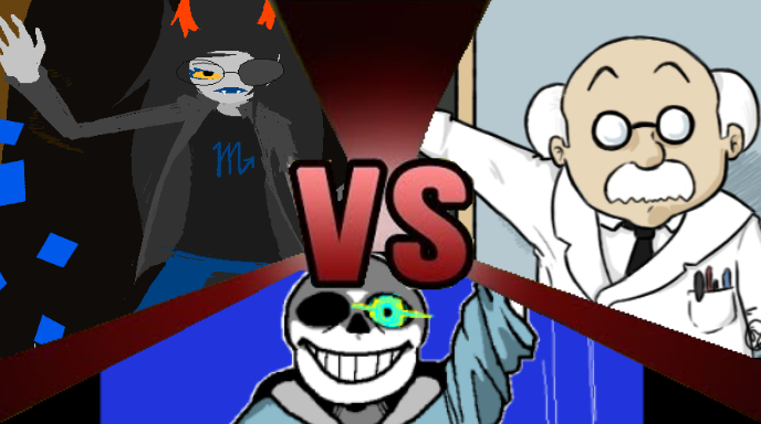 MEGALOVANIA BATTLE ROYALE; Sans vs Vriska vs Dr Andonuts (UNDERTALE vs  Homestuck vs Earthbound ROM Hack) - Megalo-Mania or Megalomaniacs :  r/DeathBattleMatchups