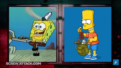 Sponge bob. One missed call.  Spongebob, Sponge, Bart simpson