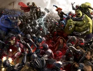 Hulk with the Avengers