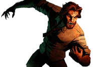 Bigby's partial werewolf form in The Wolf Among Us (2)