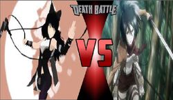 Death Battle: Mikasa Ackerman vs Lin Beifong by Water-Frez on