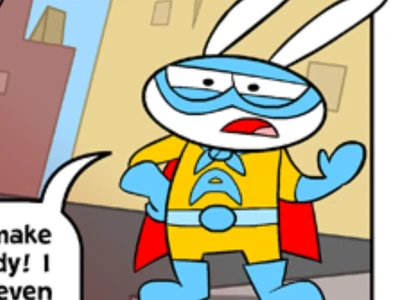 Stone Rabbit as Captain Awesome