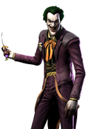 The Joker's artwork from Injustice : Gods Among Us.