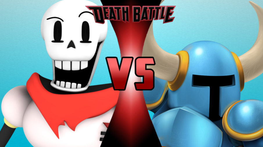 Versus Battle - Shovel knight vs sans (undertale)