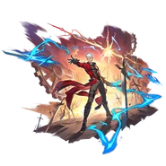 Archer as he appears in Honkai Star Rail (Official Collab)