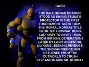 Goro's MK4 bio