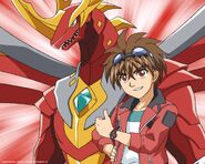 Dan and Drago in Bakugan: Mechtanium Surge