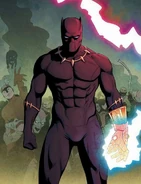 81f6f562ca5d4f544dbd41abe7859a14.jpg (74 KB) Black Panther using Infinity Gauntlet