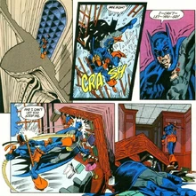 Deathstroke beats batman