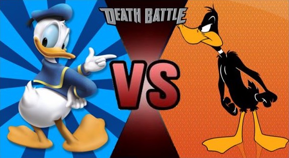 daffy duck blown away