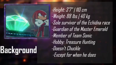 Knuckles Analysis (Background)