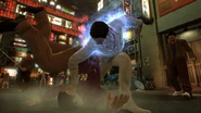 Kiryu using Brawler Style in Yakuza 0
