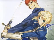 Shirou and Saber