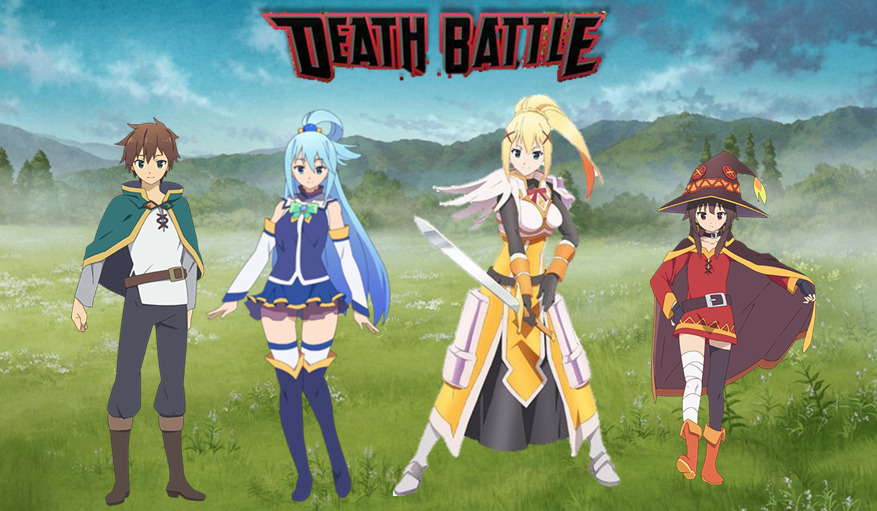  KonoSuba: Kazuma, Aqua, Megumin and Darkness Group