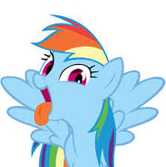 Rainbow Dash teasing that was used in her Death Battle against Starscream.